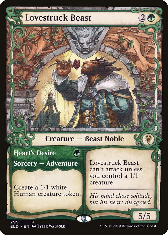 Lovestruck Beast (Showcase) [Throne of Eldraine] 299