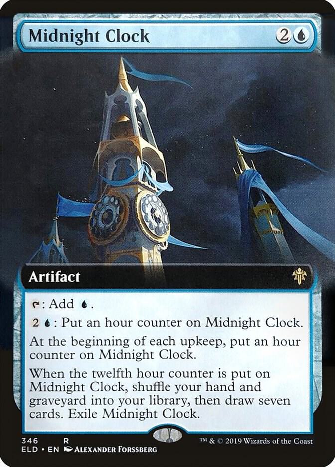Midnight Clock (Extended Art) [Throne of Eldraine] 346