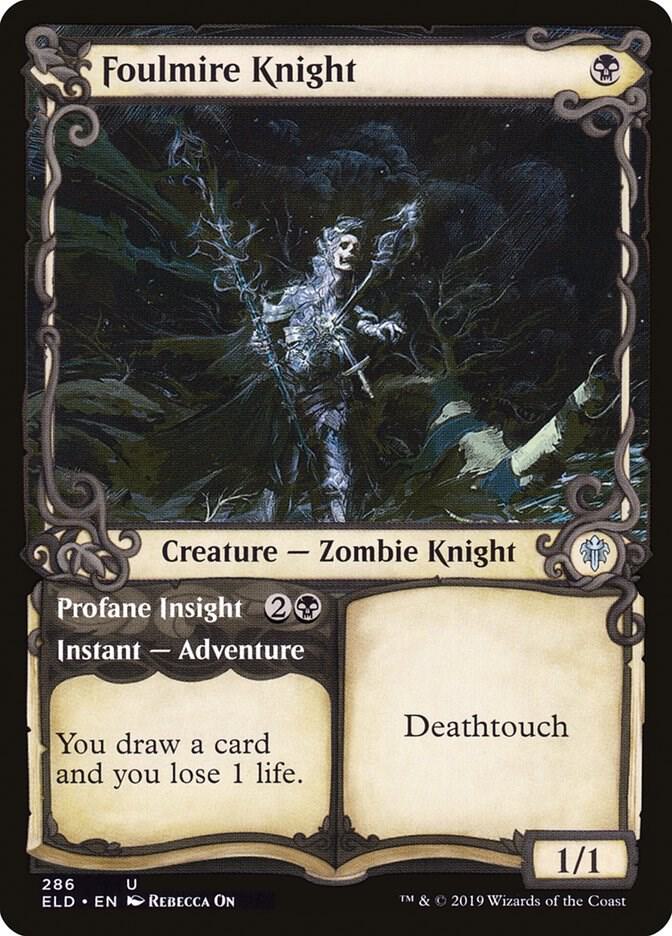 Foulmire Knight (Showcase) [Throne of Eldraine] 286