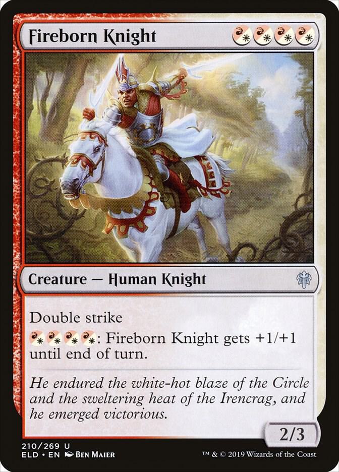 Fireborn Knight [Throne of Eldraine] 210