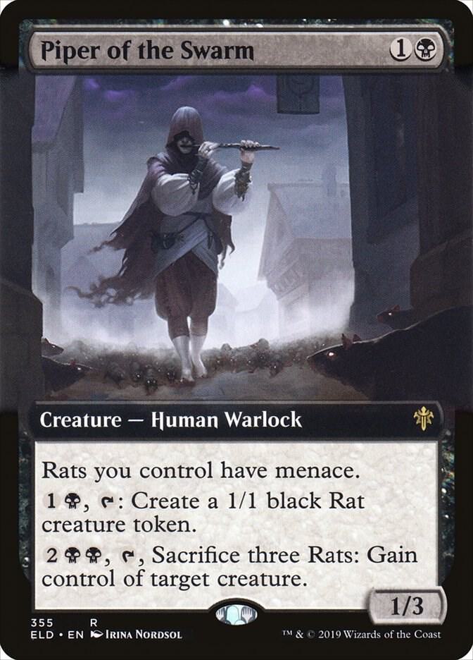 Piper of the Swarm (Extended Art) [Throne of Eldraine] 355
