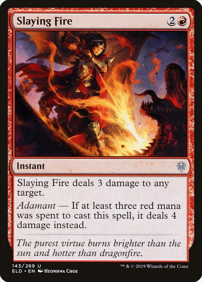 Slaying Fire [Throne of Eldraine] 143