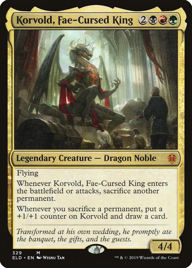 Korvold, Fae-Cursed King [Throne of Eldraine] 329