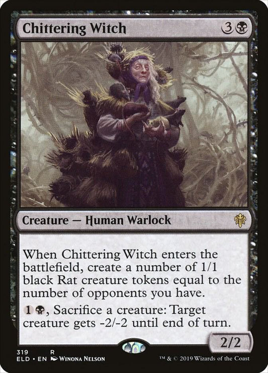 Chittering Witch [Throne of Eldraine] 319
