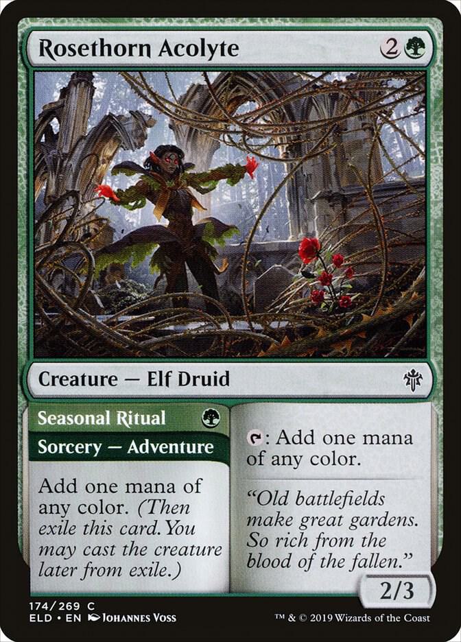Rosethorn Acolyte [Throne of Eldraine] 174