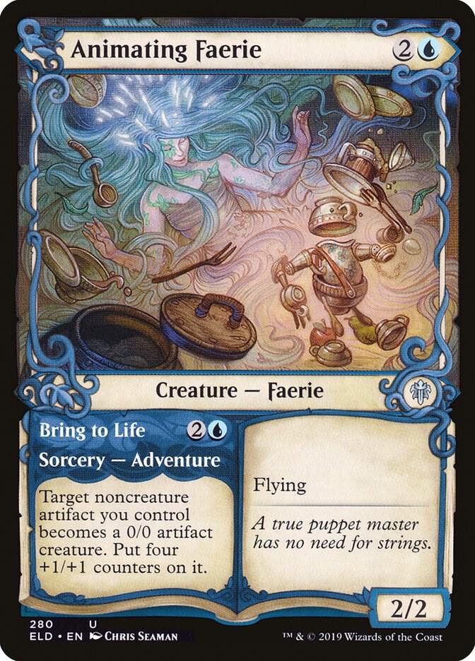 Animating Faerie (Showcase) [Throne of Eldraine] 280