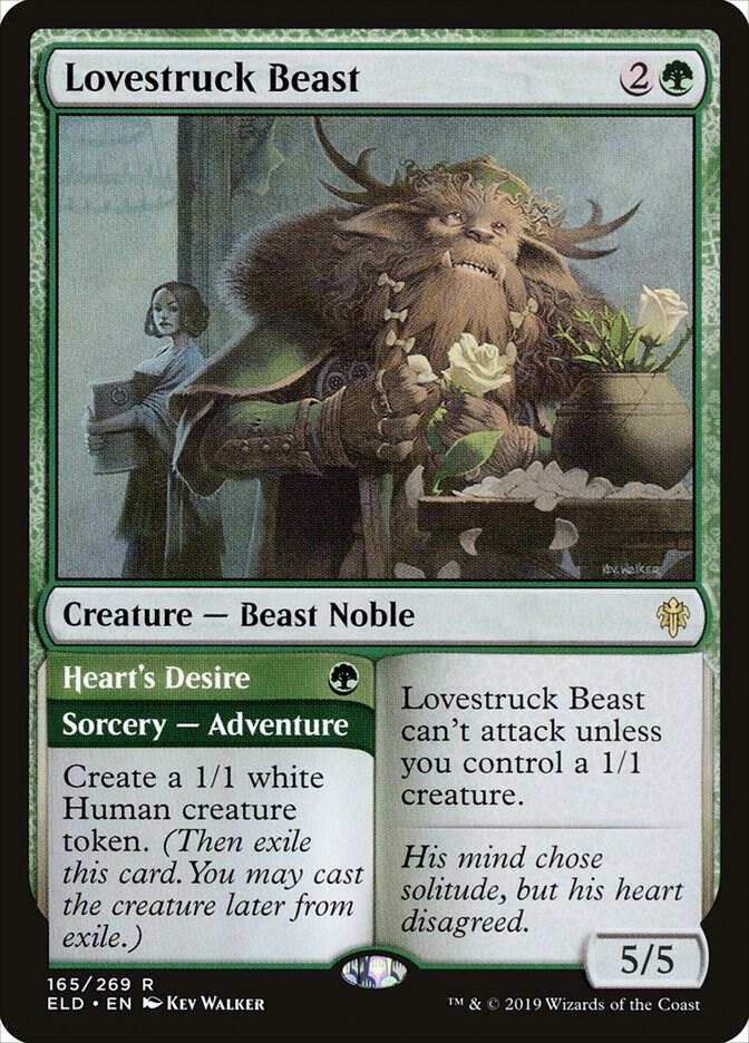 Lovestruck Beast [Throne of Eldraine] 165