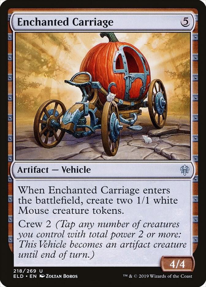 Enchanted Carriage [Throne of Eldraine] 218
