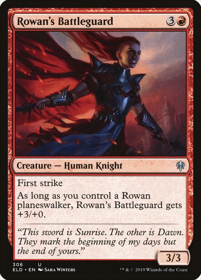 Rowan's Battleguard [Throne of Eldraine] 306