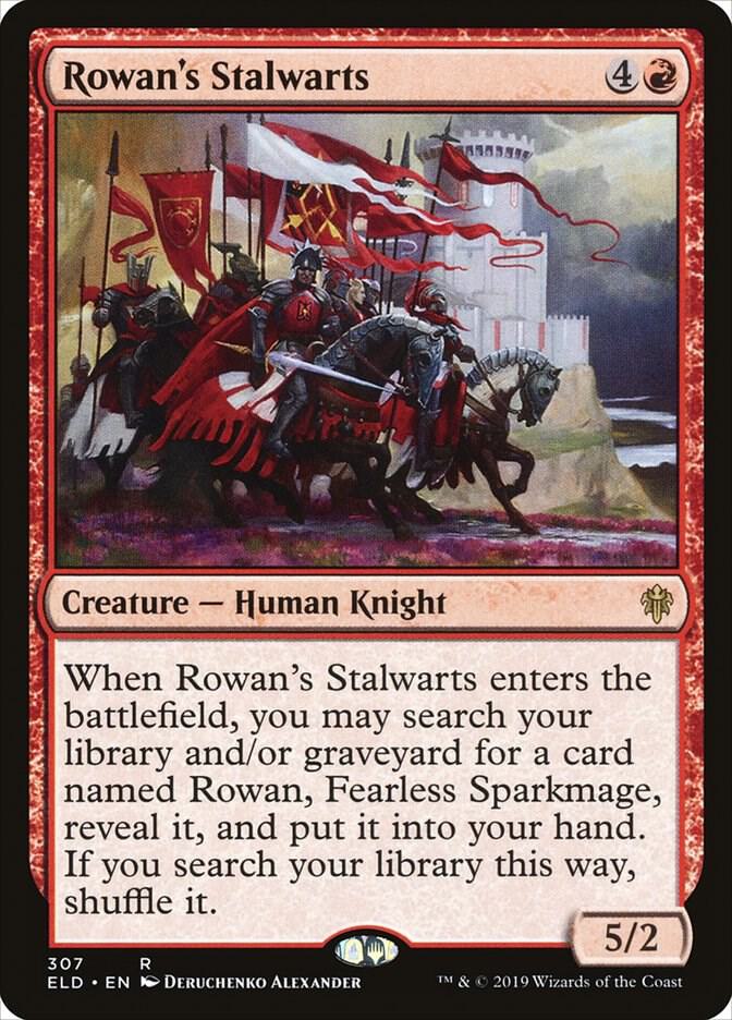 Rowan's Stalwarts [Throne of Eldraine] 307