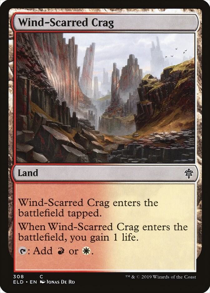 Wind-Scarred Crag [Throne of Eldraine] 308