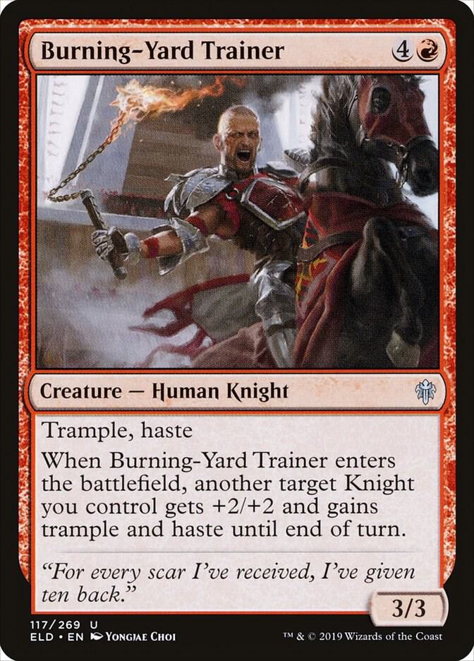 Burning-Yard Trainer [Throne of Eldraine] 117
