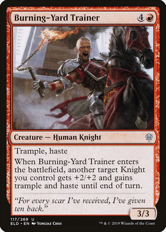 Burning-Yard Trainer [Throne of Eldraine] 117