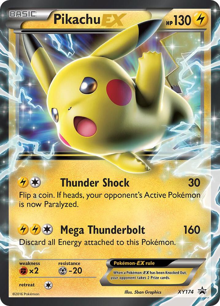 Pikachu EX - XY174 [Jumbo Cards] XY174