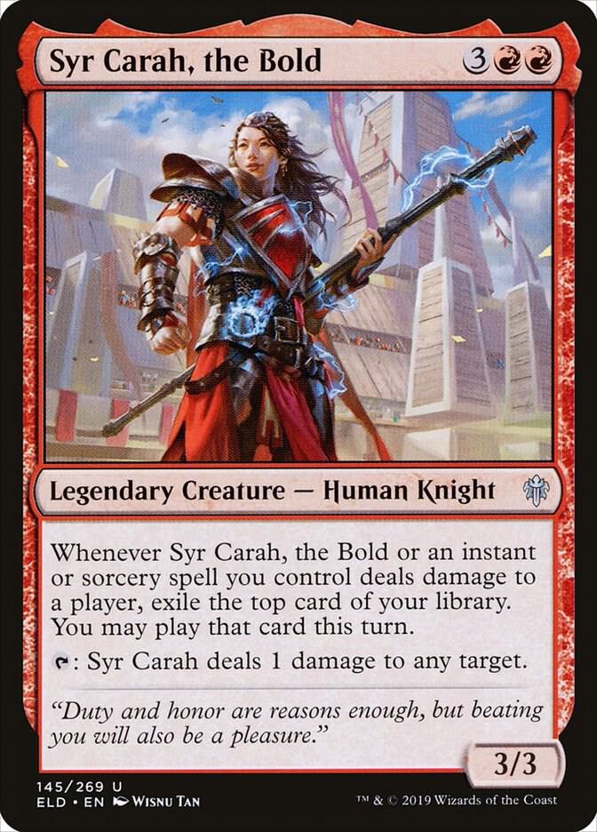 Syr Carah, the Bold [Throne of Eldraine] 145