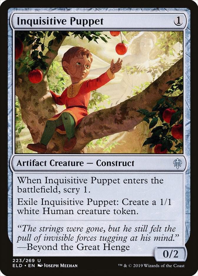 Inquisitive Puppet [Throne of Eldraine] 223