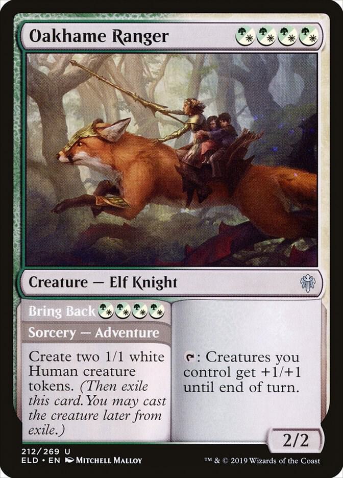 Oakhame Ranger [Throne of Eldraine] 212