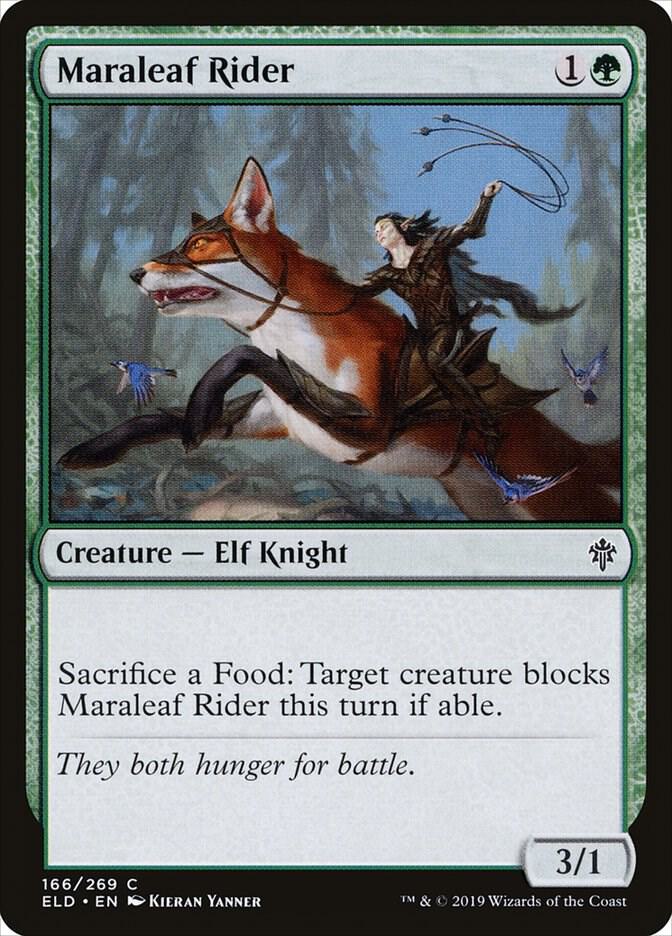 Maraleaf Rider [Throne of Eldraine] 166