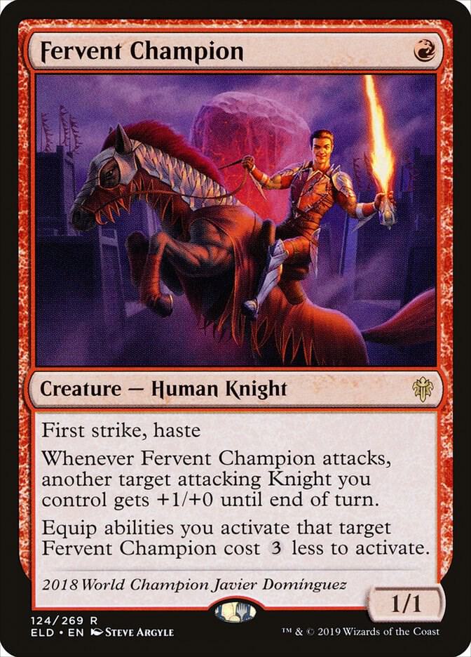 Fervent Champion [Throne of Eldraine] 124