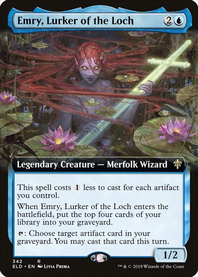 Emry, Lurker of the Loch (Extended Art) [Throne of Eldraine] 342