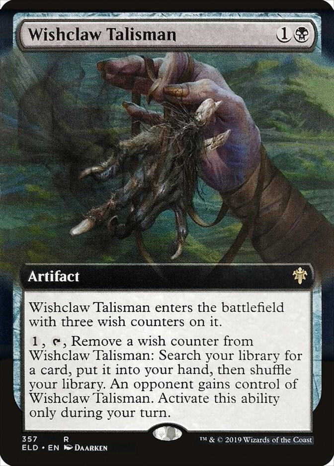 Wishclaw Talisman (Extended Art) [Throne of Eldraine] 357