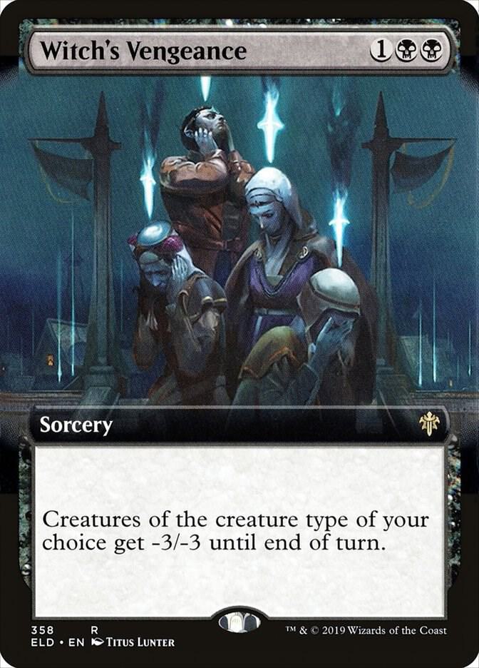 Witch's Vengeance (Extended Art) [Throne of Eldraine] 358