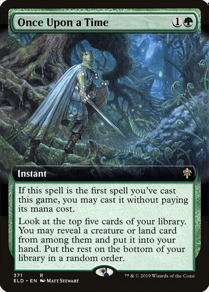 Once Upon a Time (Extended Art) [Throne of Eldraine] 371