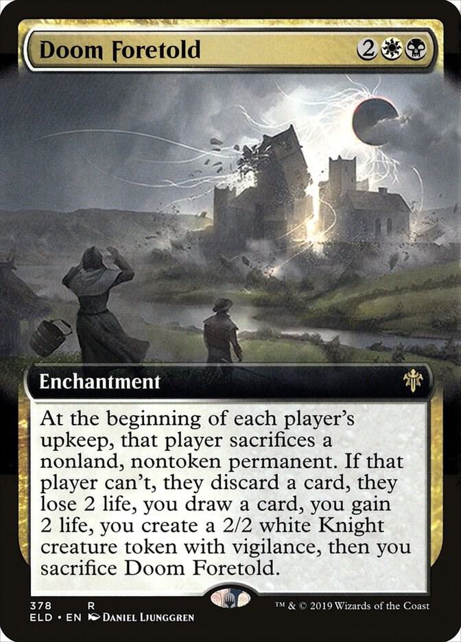 Doom Foretold (Extended Art) [Throne of Eldraine] 378