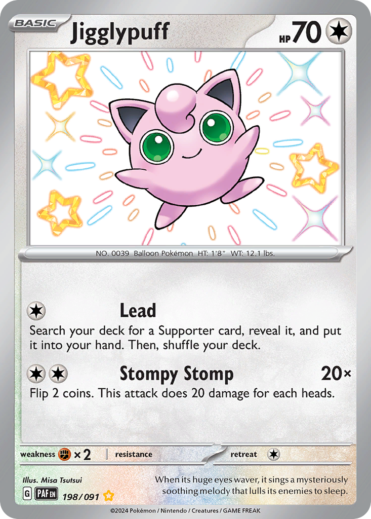 Jigglypuff - 198/91 Paldean Fates