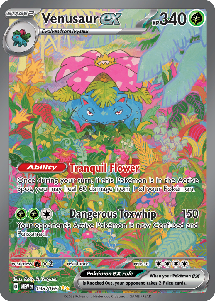 Venusaur ex - 198/165 151