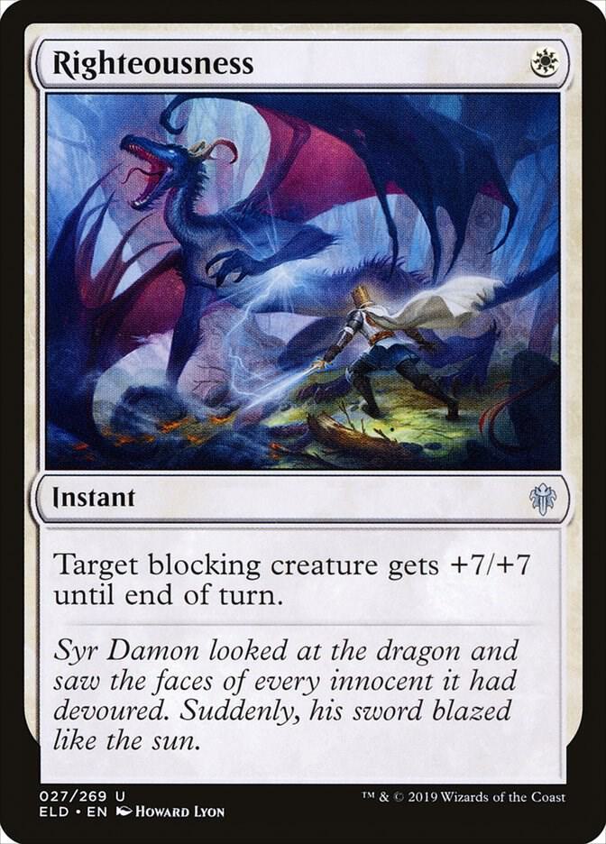 Righteousness [Throne of Eldraine] 27