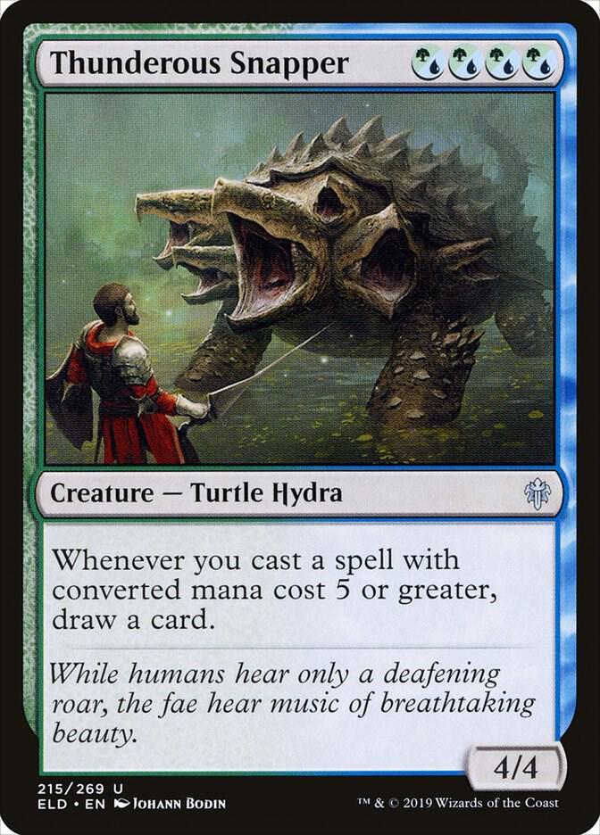 Thunderous Snapper [Throne of Eldraine] 215