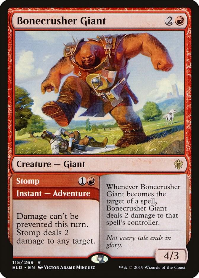 Bonecrusher Giant [Throne of Eldraine] 115