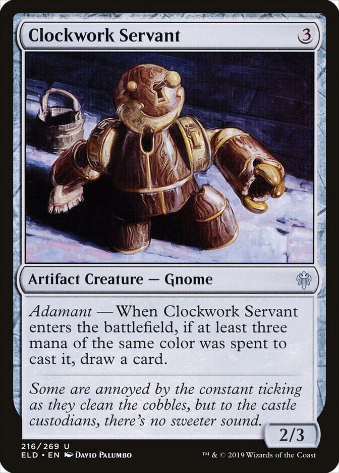 Clockwork Servant [Throne of Eldraine] 216