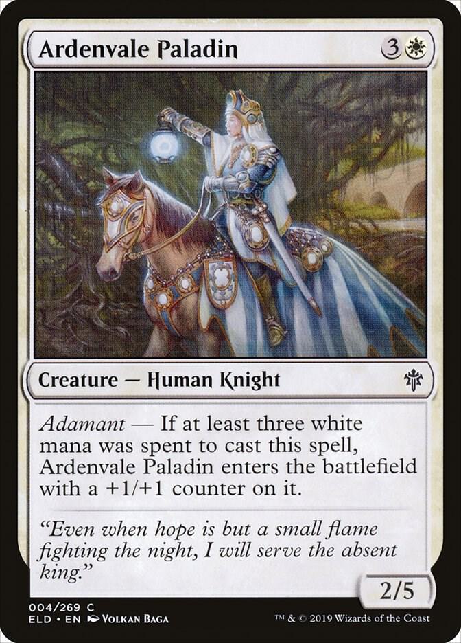 Ardenvale Paladin [Throne of Eldraine] 4