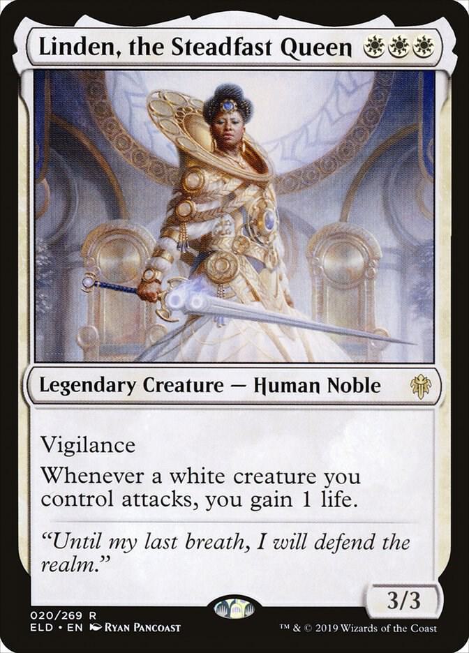 Linden, the Steadfast Queen [Throne of Eldraine] 20
