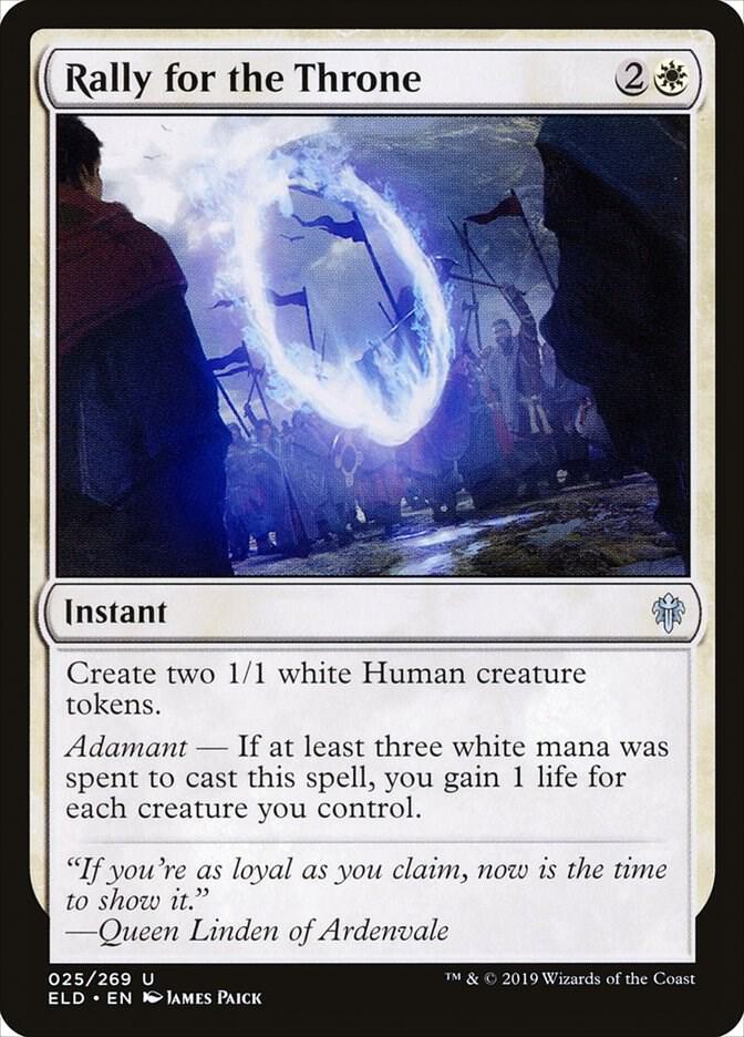 Rally for the Throne [Throne of Eldraine] 25