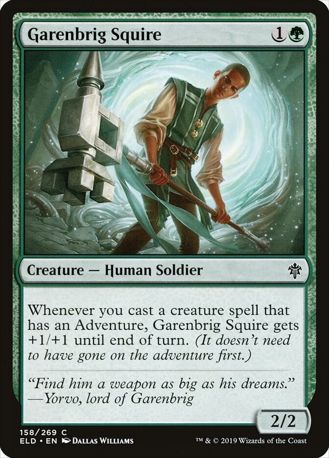 Garenbrig Squire [Throne of Eldraine] 158