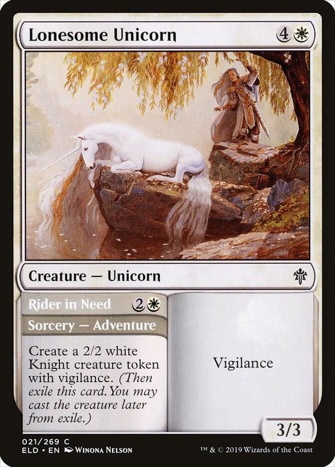 Lonesome Unicorn [Throne of Eldraine] 21