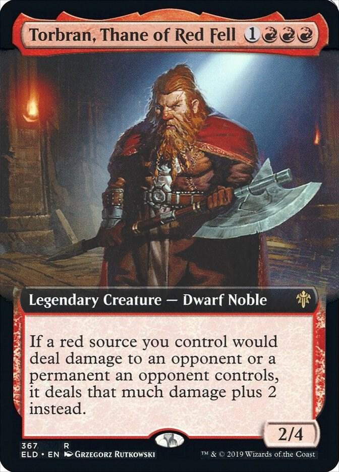 Torbran, Thane of Red Fell (Extended Art) [Throne of Eldraine] 367