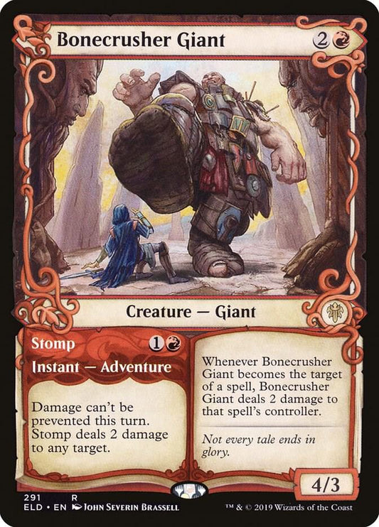 Bonecrusher Giant (Showcase) [Throne of Eldraine] 291