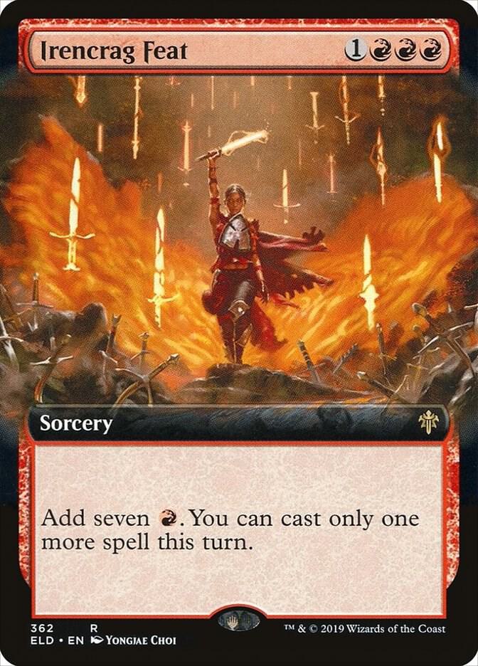 Irencrag Feat (Extended Art) [Throne of Eldraine] 362