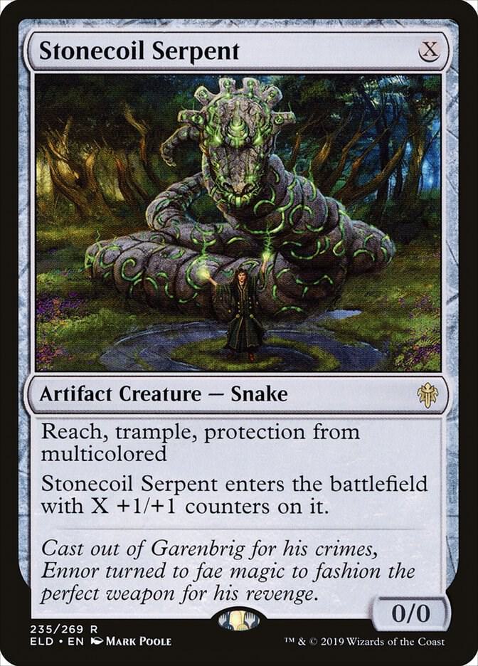 Stonecoil Serpent [Throne of Eldraine] 235