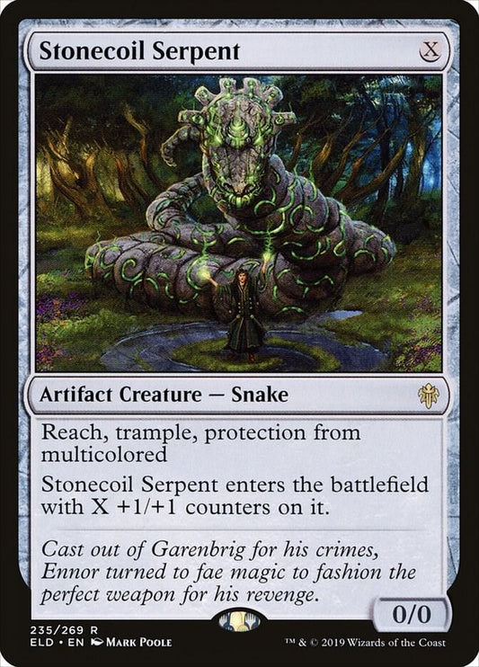 Stonecoil Serpent [Throne of Eldraine] 235