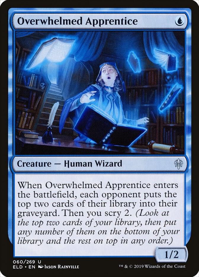 Overwhelmed Apprentice [Throne of Eldraine] 60