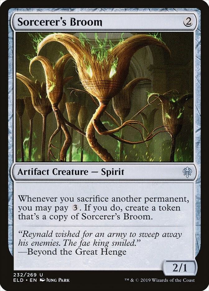 Sorcerer's Broom [Throne of Eldraine] 232