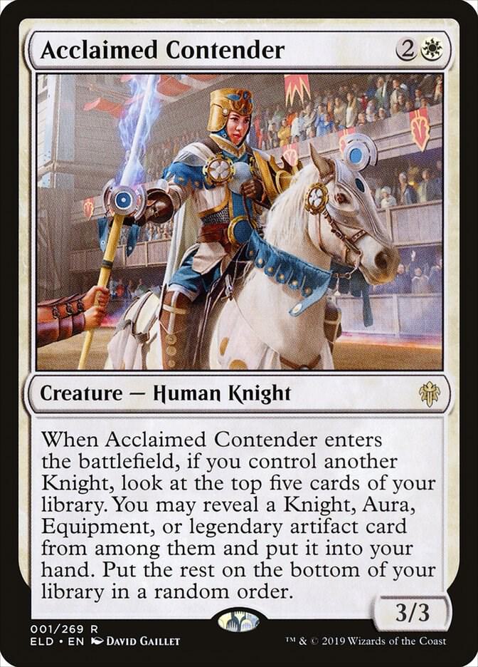 Acclaimed Contender [Throne of Eldraine] 1
