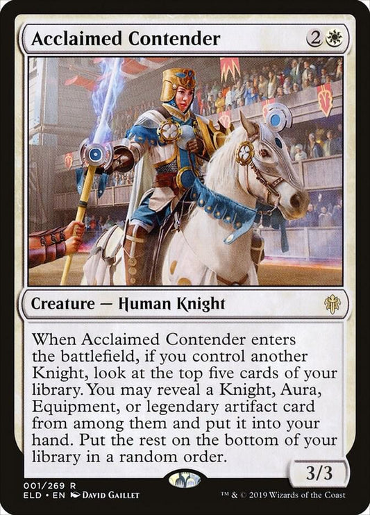 Acclaimed Contender [Throne of Eldraine] 1