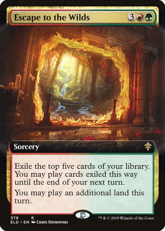 Escape to the Wilds (Extended Art) [Throne of Eldraine] 379