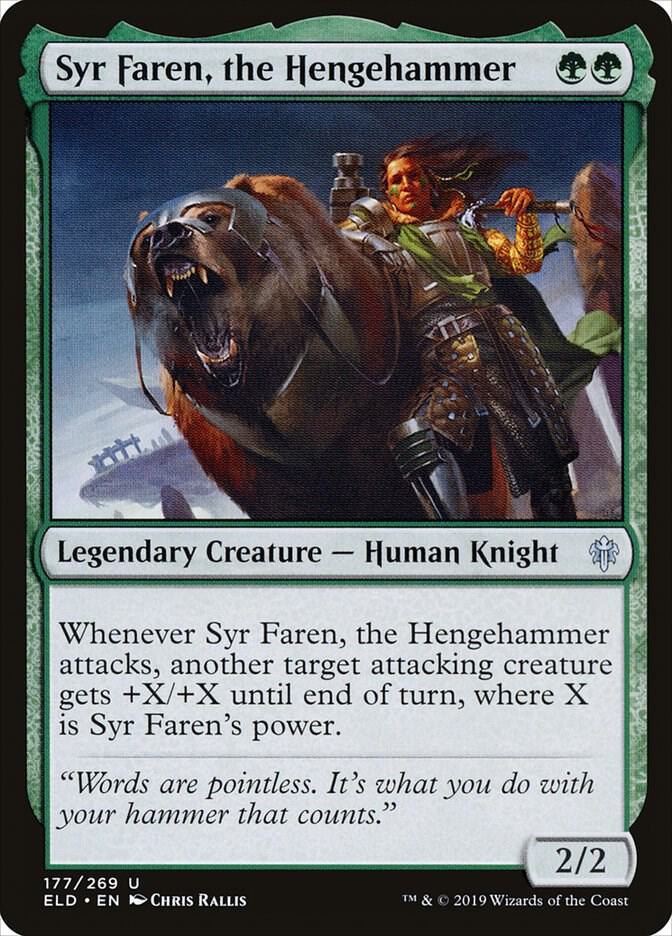 Syr Faren, the Hengehammer [Throne of Eldraine] 177